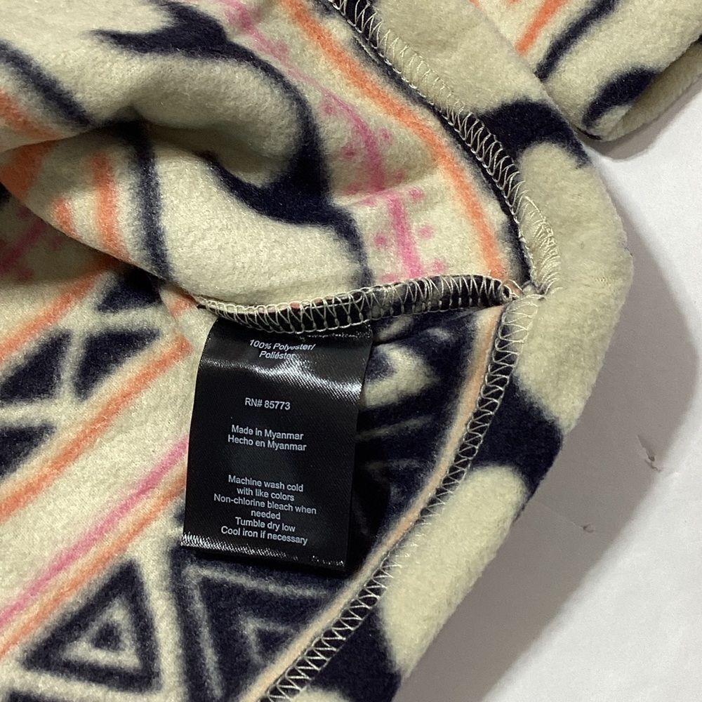 O’Neill Fleece Pullover Jacket NWT Multi Color Hood Quarter Zip XL - Picture 7 of 12